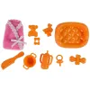 LEAN TOYS Zwangere Babypop met Lang Haar en Accessoires