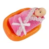 LEAN TOYS Zwangere Babypop met Lang Haar en Accessoires