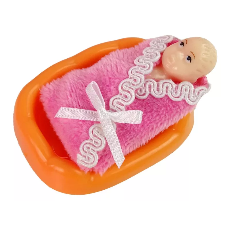 LEAN TOYS Zwangere Babypop met Lang Haar en Accessoires