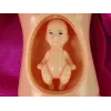 LEAN TOYS Zwangere Babypop met Lang Haar en Accessoires