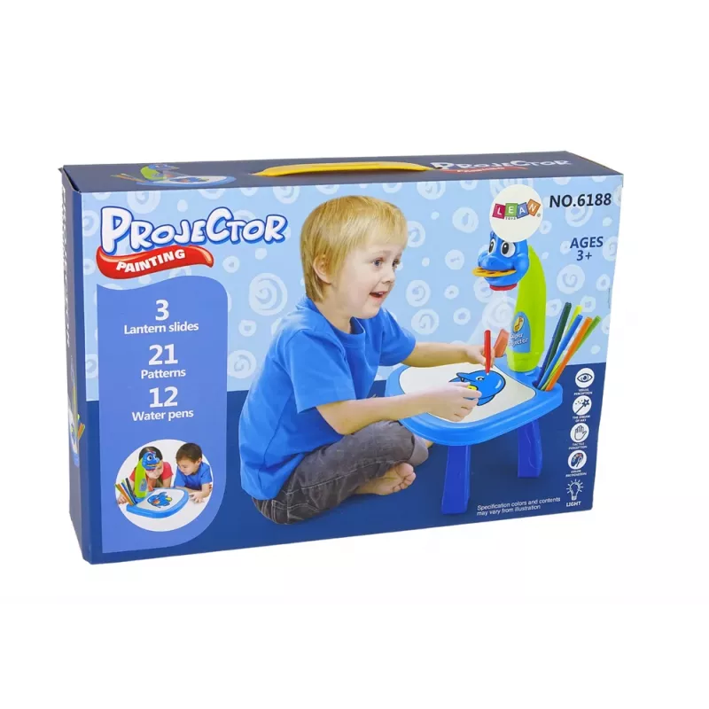 LEAN TOYS Projector om te leren tekenen dinosaurus projectortafel
