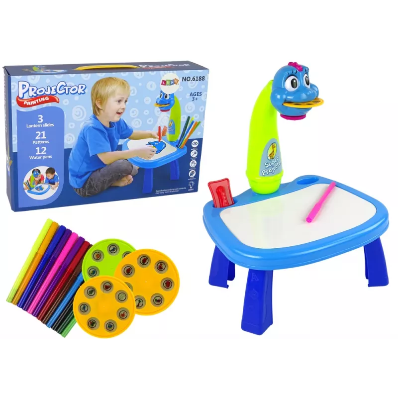 LEAN TOYS Projector om te leren tekenen dinosaurus projectortafel