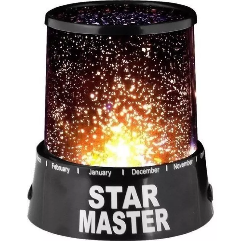 LEAN TOYS projector sterren-planeten-nachtlamp met batterijen