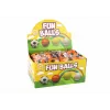 LEAN TOYS PU voetbal met jojo-gum om te stuiteren, 6 cm, oranje