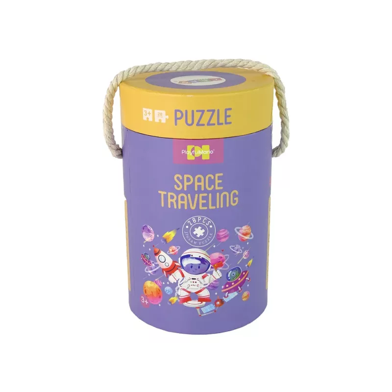 LEAN TOYS Puzzel in een Tube Cosmos 28 stukjes