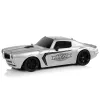 LEAN TOYS R/C 1:18 zilver Champion piloot sportwagen