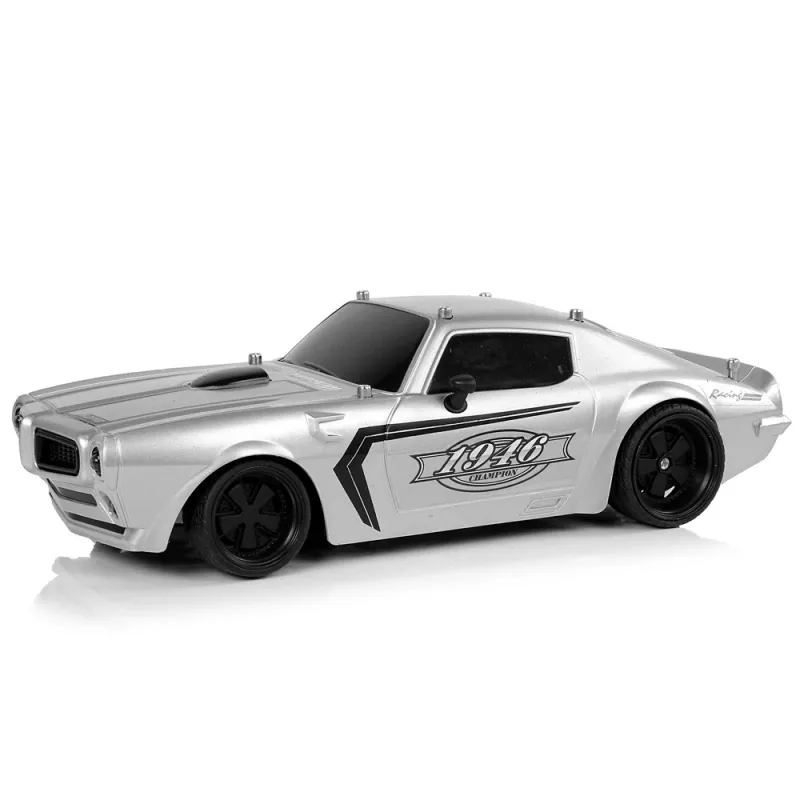 LEAN TOYS R/C 1:18 zilver Champion piloot sportwagen