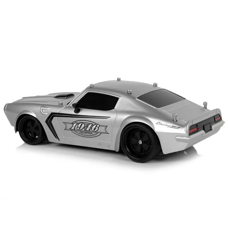 LEAN TOYS R/C 1:18 zilver Champion piloot sportwagen