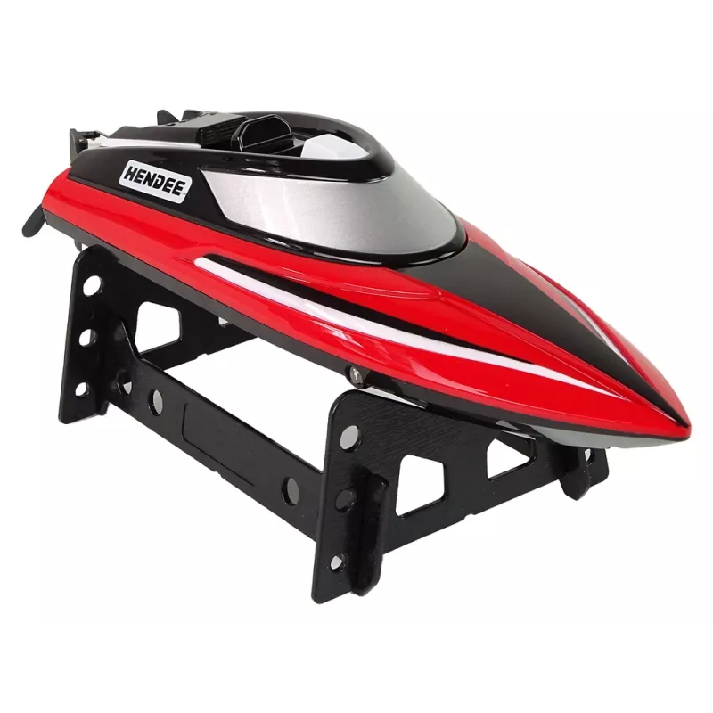 LEAN TOYS R/C afstandsbediening motorboot 2,4G rood 20-25 km/h
