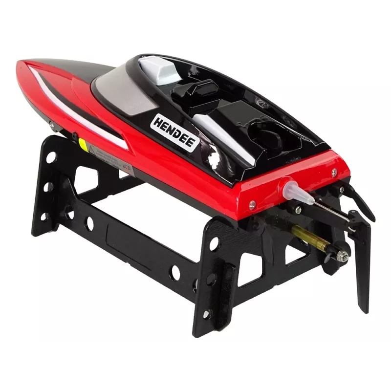 LEAN TOYS R/C afstandsbediening motorboot 2,4G rood 20-25 km/h
