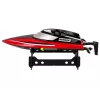 LEAN TOYS R/C afstandsbediening motorboot 2,4G rood 20-25 km/h
