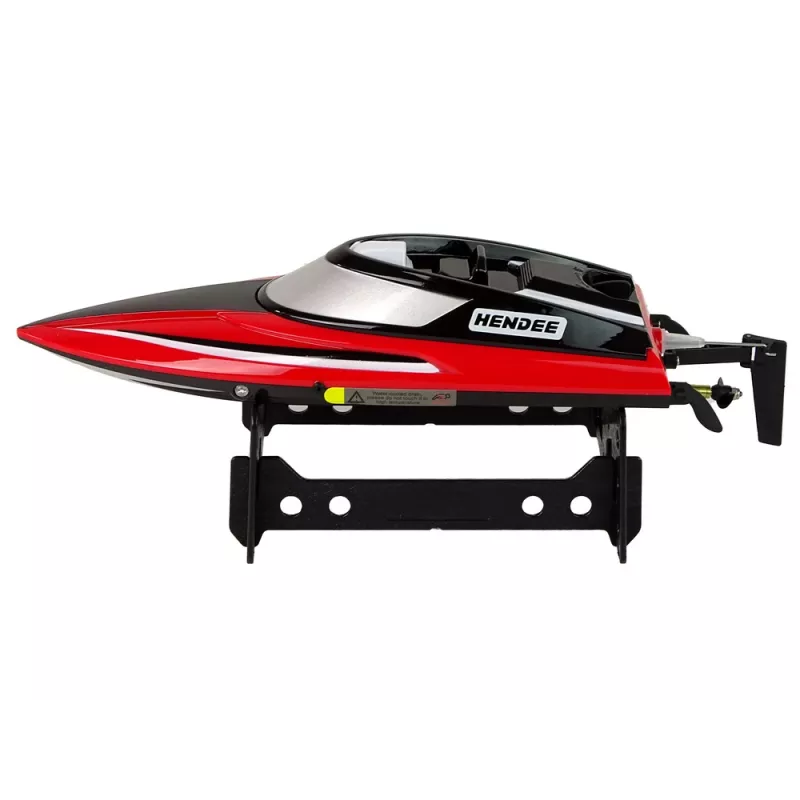 LEAN TOYS R/C afstandsbediening motorboot 2,4G rood 20-25 km/h