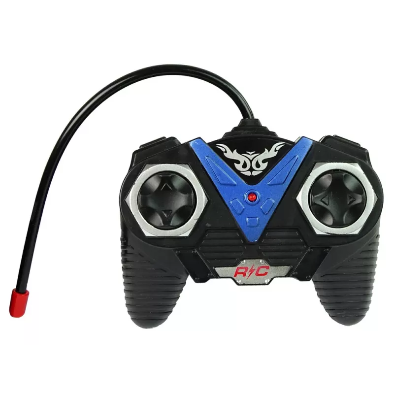 LEAN TOYS R/C sportwagen 1:24 Racing rood getinte ruiten