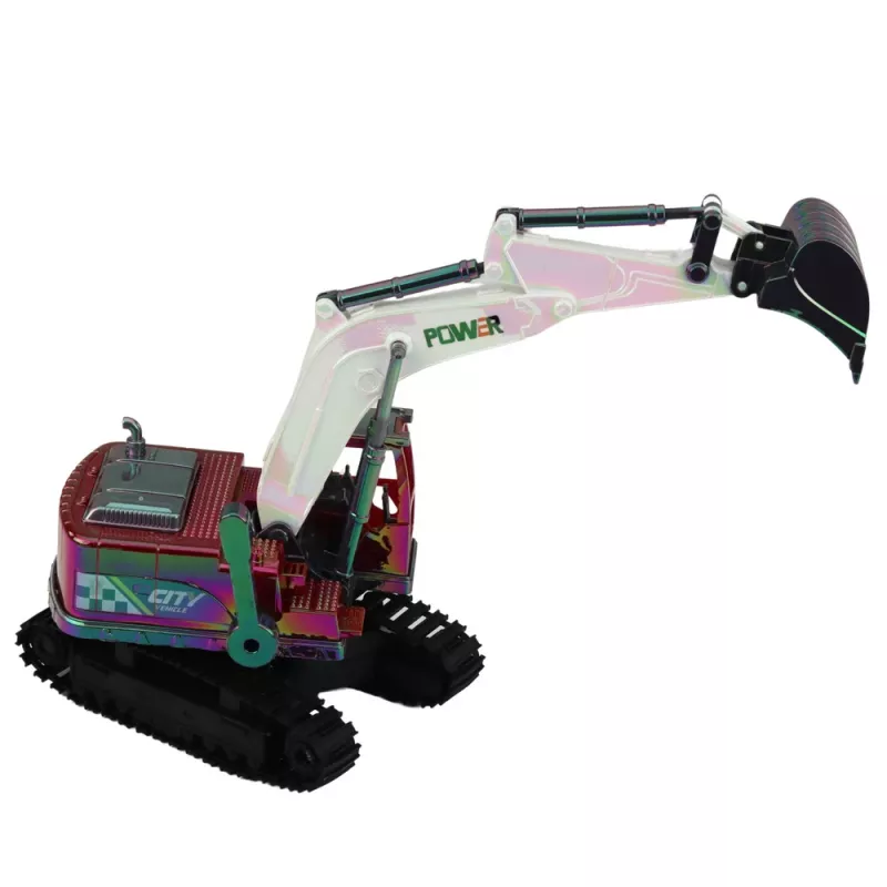 LEAN TOYS RC Crawler graafmachine met beweegbare arm en verlichting 1:14