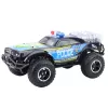 LEAN TOYS RC off-road politieauto 1:8 zwart