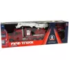 LEAN TOYS brandweerafstandsbedieningsauto 2.4G met licht en geluid rood