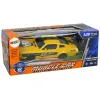 LEAN TOYS Op afstand bestuurbare sportwagen Classic 1:20 geel piloot
