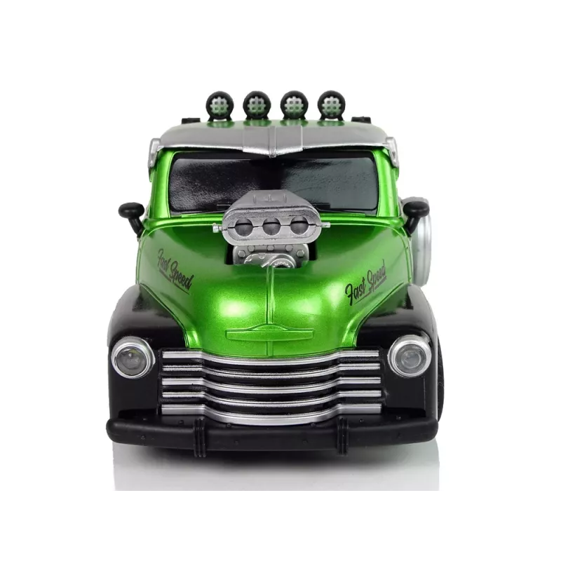 LEAN TOYS Op afstand bestuurbare 1:18 groene pick-uptruck