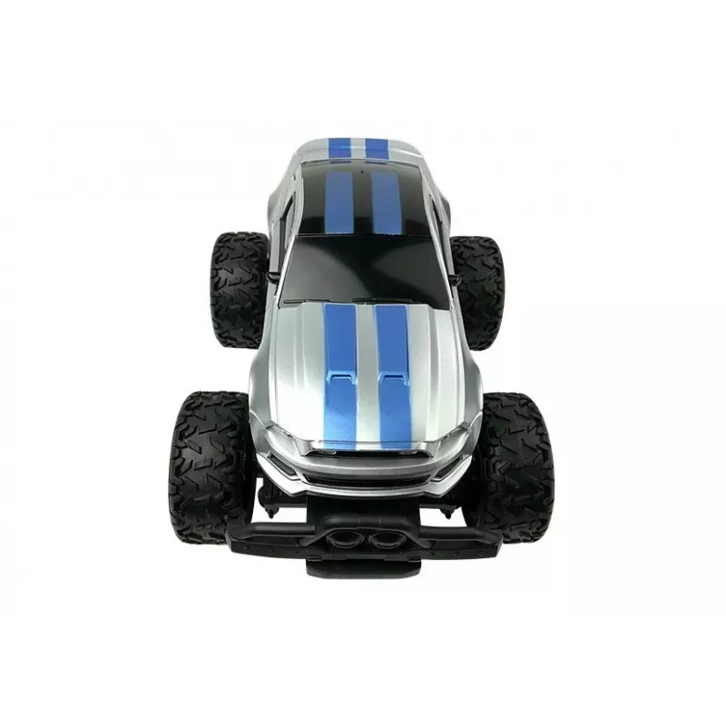 LEAN TOYS afstandsbediening auto off-road R/C zilver high wheels