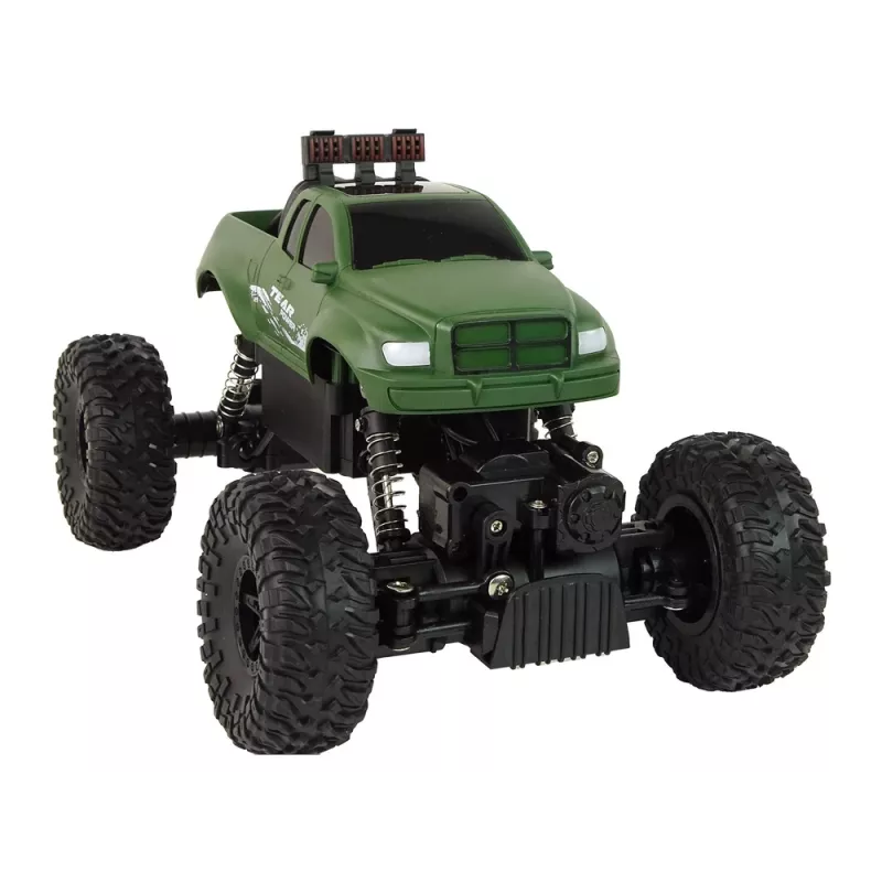 LEAN TOYS Op afstand bestuurbare auto R/C 2,4 GHz 1:18 groen