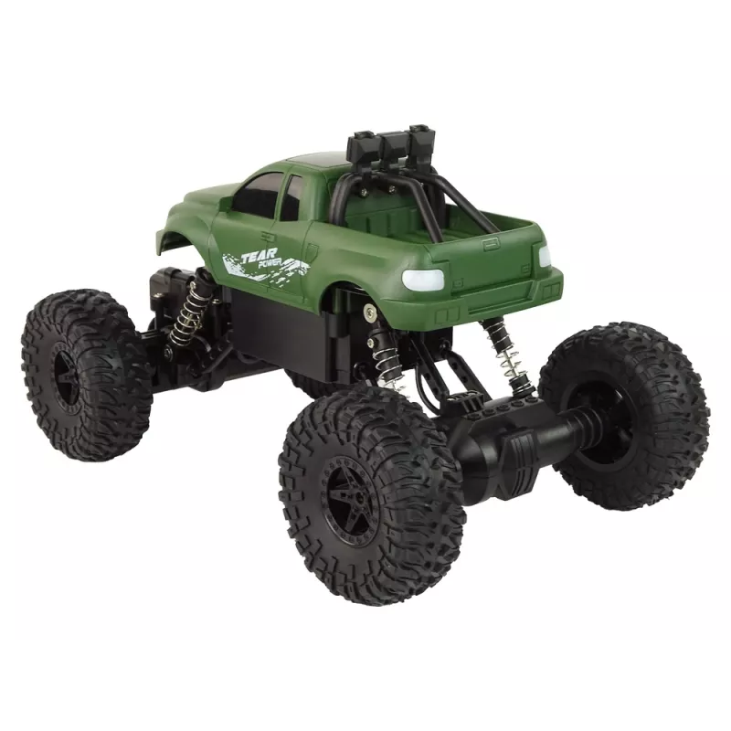 LEAN TOYS Op afstand bestuurbare auto R/C 2,4 GHz 1:18 groen