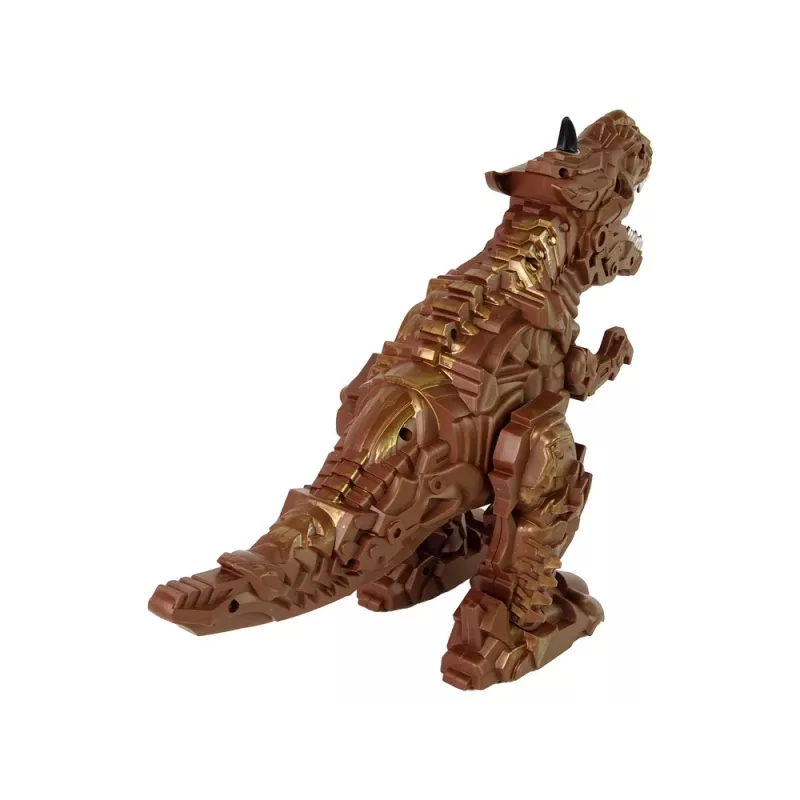 LEAN TOYS Afstandsbediening dinosaurus stoomprojector bruin