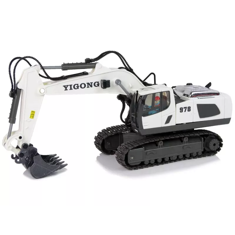 LEAN TOYS afstandsbediening graafmachine met rupsbanden 2,4 GHz piloot