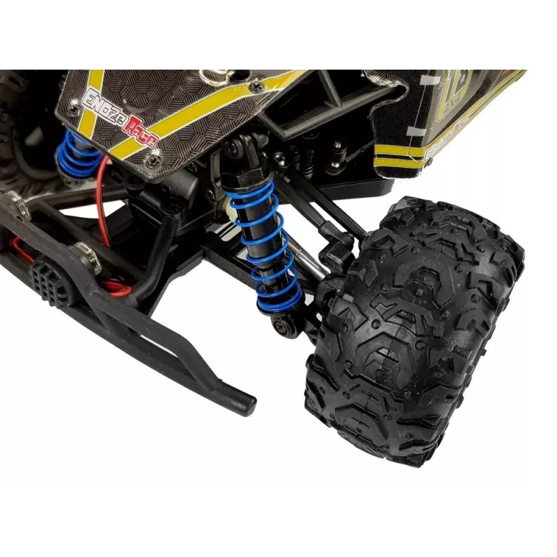 LEAN TOYS op afstand bediende off-road buggy 1:18 geel ENOZE 9303E 45 km/h