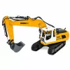 LEAN TOYS op afstand bestuurbare RC Crawler graafmachine met licht en geluid geel 1:16