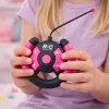 LEAN TOYS op afstand bestuurbare offroad-auto met poppen roze 1:16