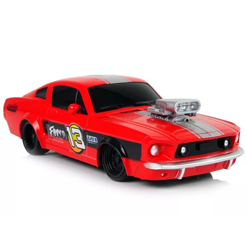 LEAN TOYS Op afstand bestuurbare sportwagen 1:20 rood piloot