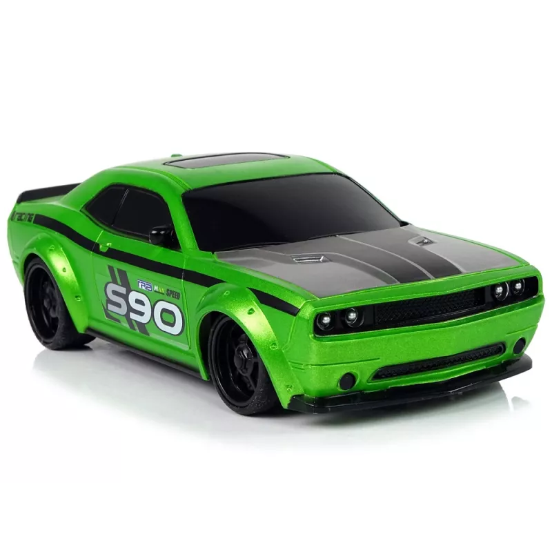 LEAN TOYS Op afstand bestuurbare sportwagen 1:24 Racing groen