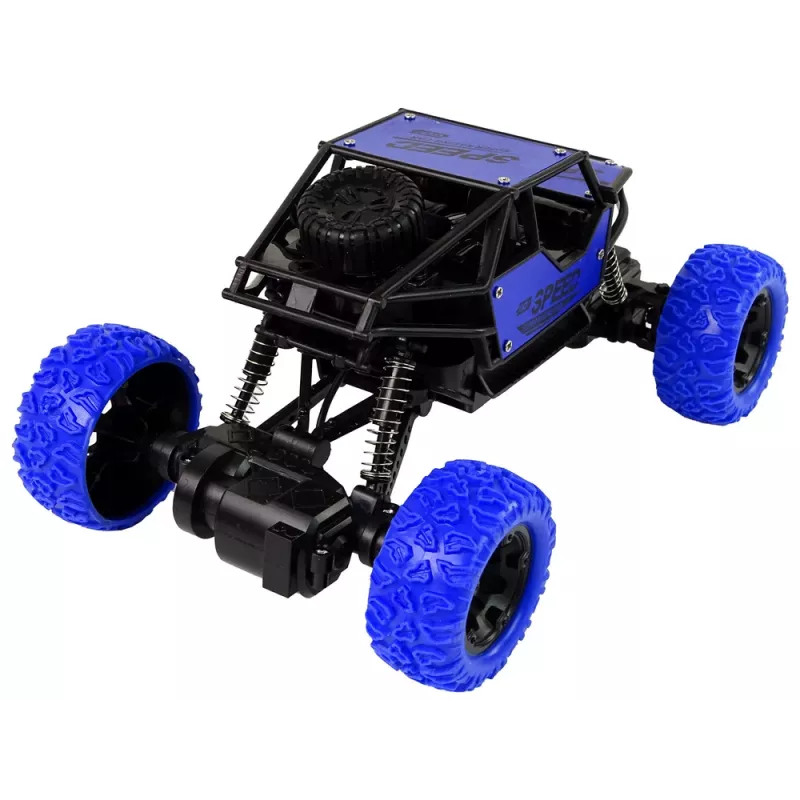 LEAN TOYS terreinwagen op afstand bestuurd R/C 1:18 blauw