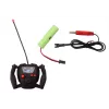 LEAN TOYS op afstand bestuurbare tractor met aanhanger RC 1:16 groen