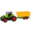 LEAN TOYS op afstand bestuurbare tractor met aanhanger RC 1:16 groen