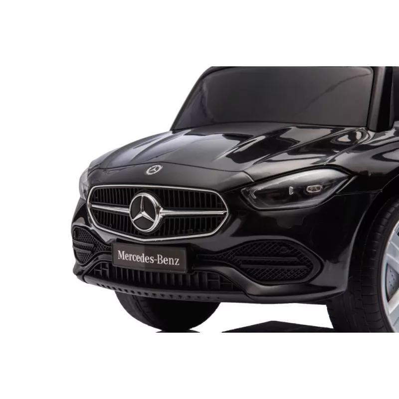 LEAN TOYS Ride-on met Duwstang Mercedes 3in1 Zwart