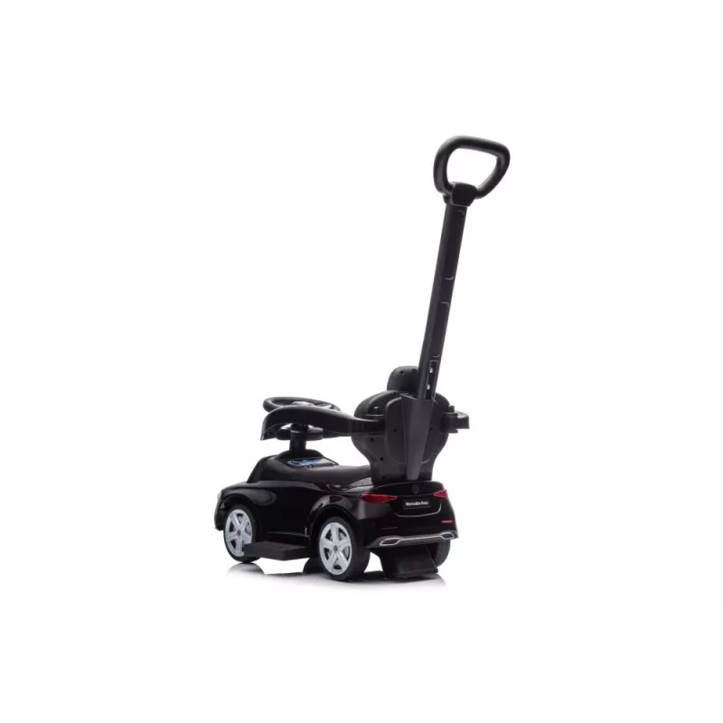 LEAN TOYS Ride-on met Duwstang Mercedes 3in1 Zwart