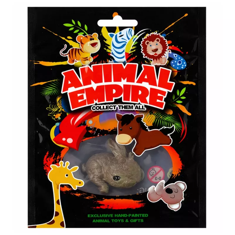 LEAN TOYS Ring om Hand Educatief Dieren Olifant