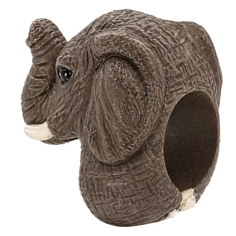 LEAN TOYS Ring om Hand Educatief Dieren Olifant