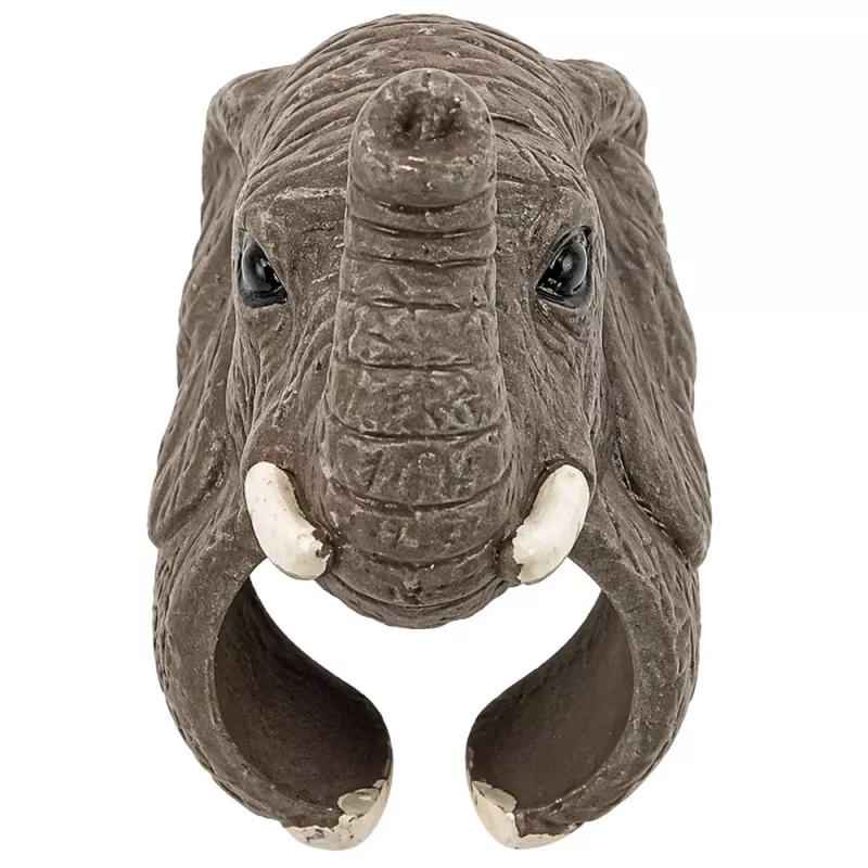 LEAN TOYS Ring om Hand Educatief Dieren Olifant