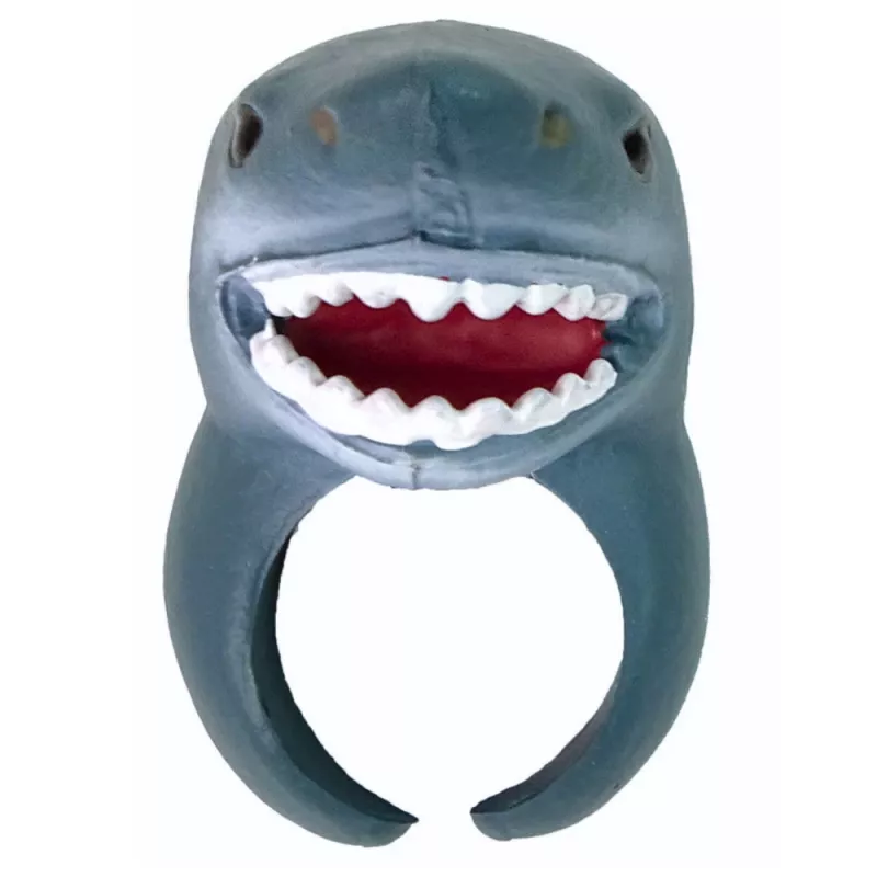 LEAN TOYS Ring on Hand Educatieve Dieren Haai