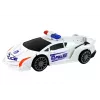 LEAN TOYS robotauto politie wit 2in1 transformatie