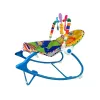 LEAN TOYS schommelstoel 2in1 blauw tijger geluiden trilling