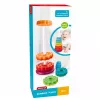 LEAN TOYS roterende piramide toren sorteerder regenboog puzzel 36cm 6 stuks