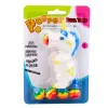 LEAN TOYS rubberen balletjespistool eenhoorn lanceerder voor kinderen 5 ballen