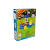 LEAN TOYS zandtafel met vormpjes, schep, hark en wolk - meerkleurig