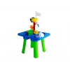 LEAN TOYS zandtafel met vormpjes, schep, hark en wolk - meerkleurig