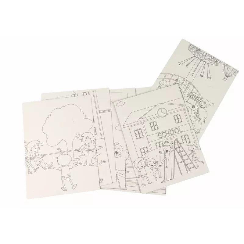 LEAN TOYS Scratch kleurboek voor kinderen school