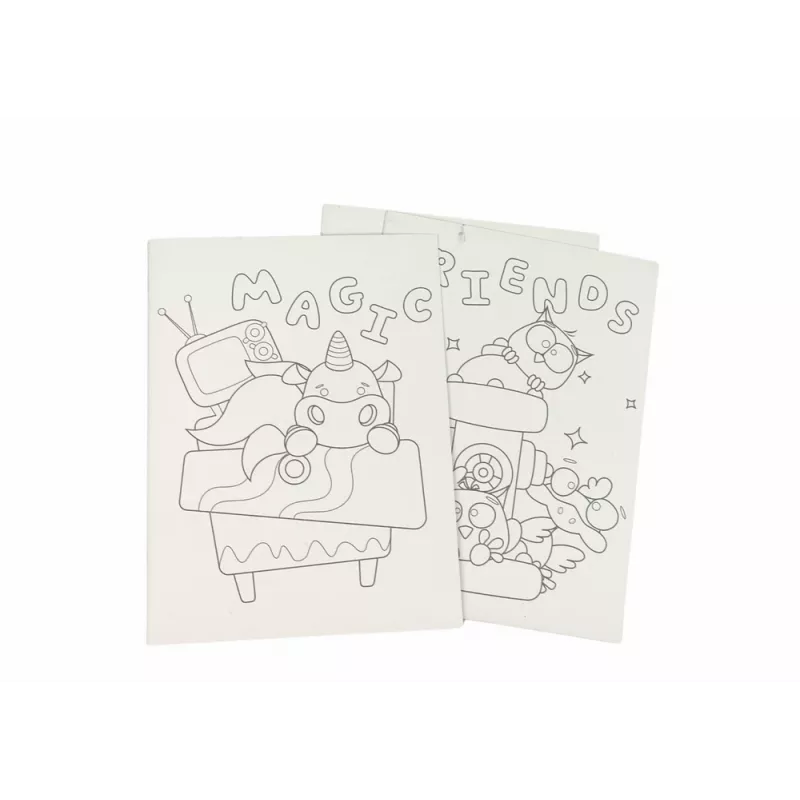 LEAN TOYS Scratch kleurboek voor kinderen dieren