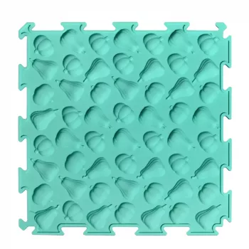 LEAN TOYS sensorische pad puzzeltegels diverse structuren kleuren 24,5 cm 10 stuks